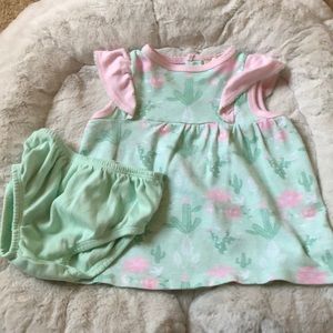 Zubels Naturals Succulent Dress 3Mos